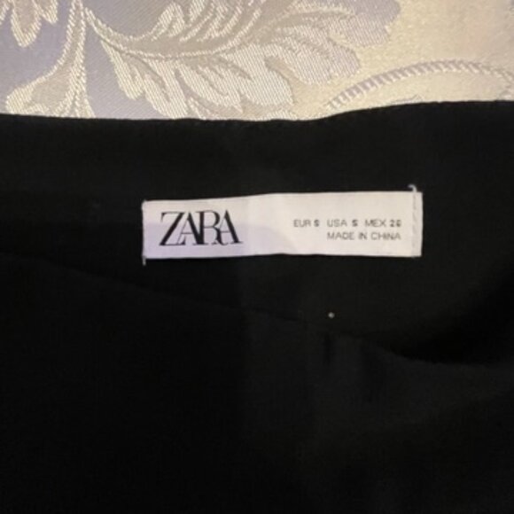 Black wide leg pants size S from Zara - Picture 3 of 8